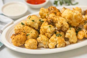 Traškios oro gruzdintuvės žiedinių kopūstų receptas