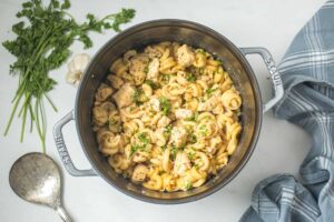 Easy Garlic Parmesan Chicken Pasta Recipe