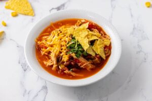 Easy Crockpot Chicken Chili With Tomatoes and Beans