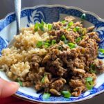 10 minučių azijietiškas baltymų dubuo – labai skanu! Tofu, jautiena,