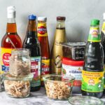 Basic Salty, Spicy Condiments and Seasonings for Cooking Thai Food