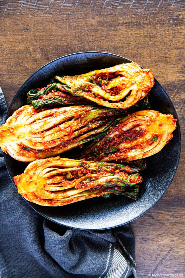 Bok Choy Kimchi (Quick & Easy)
