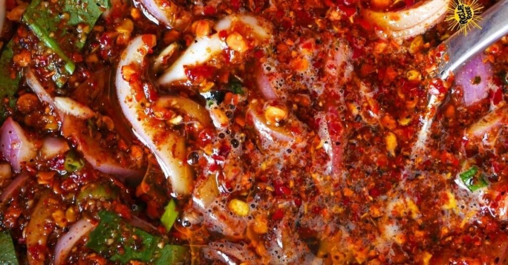 Nam Jim Jaew Sauce (น้ำจิ้มแจ่ว) - Thai Spicy Chili DIp